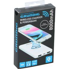 Powerbank 8000mah Grundig Qi Powerbank 8000 mAh