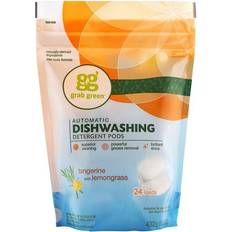 GrabGreen Automatic Dishwashing Detergent Pods Tangerine with Lemongrass Pods