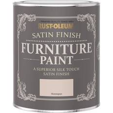 Rust-Oleum Satin Paint Homespun 750Ml Wood Paint Pink 0.75L