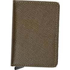 Secrid slim wallet Secrid Slim Wallet Saffiano Oliven
