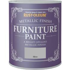 Rust-Oleum Metallic Finish 750 &Ndash; Wood Paint Silver 0.75L