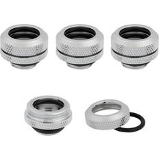 Computer Spare Parts Corsair Hydro X Series XF Hardline 14mm Chrome Fittings 4-Pack