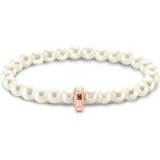 Thomas Sabo Charm Bracelet Freshwater Pearls Rose Jewellery