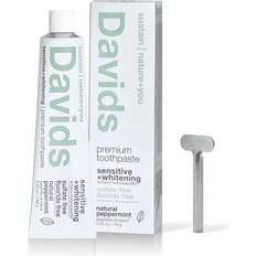 Dental Care Davids Toothpaste Sensitive & Whitening Natural Peppermint 5.25 Ounces