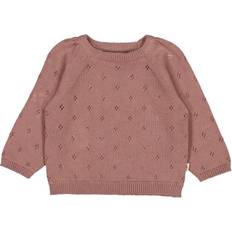 Knappar Sweatshirts Barnkläder Wheat Powder Mira Baby Strik