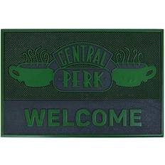 Grey - Indoor Carpet Entrance Mats Friends Rubber Central Perk Door Green, Grey