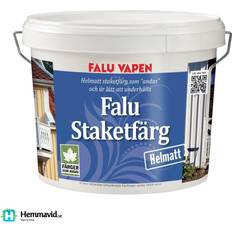 Falu Vapen Vit Målarfärg Falu Vapen FÄRG STAKETFÄRG Träfasadsfärg Vit