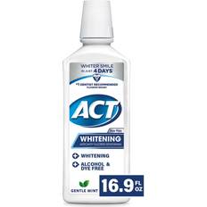 Alcohol-Free Dental Care ACT Whitening + Anticavity Fluoride Mouthwash Gentle Mint Alcohol