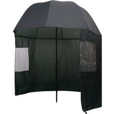 Parasols & Accessories vidaXL Fishing Umbrella Green 300x240 - Green 300cm