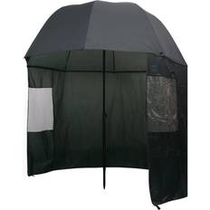 Vert Parasols et Accessoires vidaXL Parapluie De Pêche Vert 300x240 cm 300cm