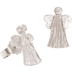 Heiring Angel Oxiderat Stiftörhängen - Silver