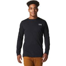 Brons - Herr T-shirts Mountain Hardwear MHW Back Logo Long Sleeve