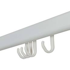 Blanc Barres de Rideau de Douche Sealskin Ensemble De Rail De Rideau De Douche Easy-Roll Blanc 90 x 90 x 90 cm