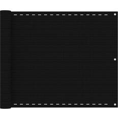 vidaXL black, 75 400 Balcony Screen Fence