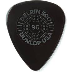 Svarta Plektrum Dunlop Plektrum Delrin 500 Prime Grip 0,96 450P096 12/PLYPK
