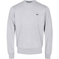 Silbrig Bekleidung Lacoste Sweatshirt mit Rundhalsausschnitt - Grau