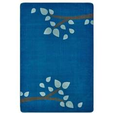 Kid's Room KIDSoft Branching Out Rug Blue 4 X 6