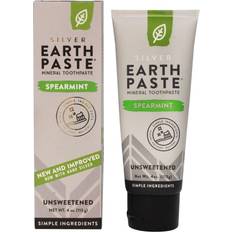 Spearmint Redmond Company Silver Earthpaste Mineral Toothpaste Unsweetened Spearmint