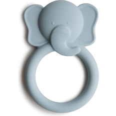 Blau Beißspielzeuge Mushie Beißring Elefant, Cloud