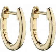 Plain Huggie Earrings - Gold