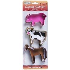 Cookie Cutters Tough-1 Cookie Cutter 3 Pack Farm 2 Cookie Cutter