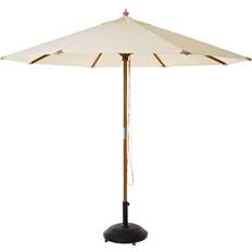 Cinas Capri Parasoll Off-White/dubbel Teak