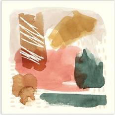 Glas Wanddecoraties Empire Art Direct Ochre Echo II Wall Decor