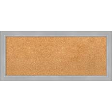 Amanti Art Vista Narrow Framed Corkboard Notice Board 32.6x14.6"