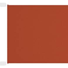 Tendalini laterali vidaXL Paravento Verticale Terracotta 60x420 cm In Tessuto Oxford - Rosso