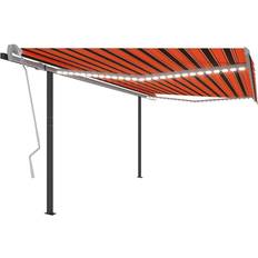 Polyester Patio Awnings vidaXL Manual Retractable Awning with