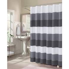 Black Bathtub & Shower Accessories Dainty Home Ombre Waffle Weave