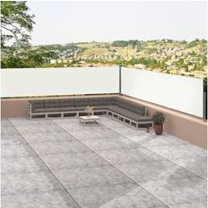 vidaXL sidemarkise cremefarvet - Creme 117x120cm