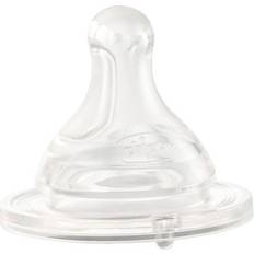 Chicco Sutter Chicco Pacifier Physiological Silicone Transparent 0m 2 Pieces