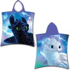 Babyhanddoeken uitverkoop Hoe Tem je een Draak Poncho Toothless & Light Fury 50x110 cm Katoen