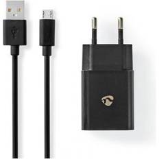 Nedis Micro USB oplader 1m 2,1A (1x USB-A) Sort