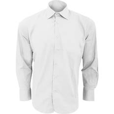 Sol's Mens Brighton Long Sleeve Fitted Work Shirt (Burgundy)