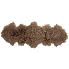 Marron Peaux de mouton Bloomingville Abo Peau De Mouton 60 x 120 cm Naturel Marron Marron, Naturel cm