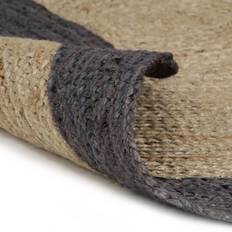 Marrone Tappeti vidaXL Handmade Rug Jute Brown, Grey