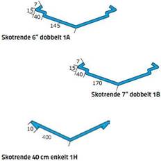 Skotrende Icopal Alu-skotrende enkelt 1H 1stk