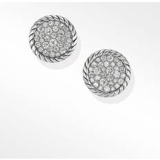 David Yurman Earrings David Yurman Sterling Dy Elements Diamond Cluster Stud Earrings