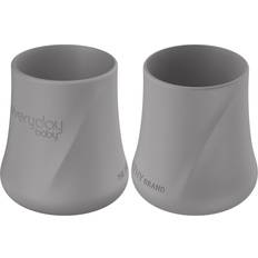 Everyday Baby Tazas Everyday Baby Silikon Becher-Set 2 Stk. QUIET GREY