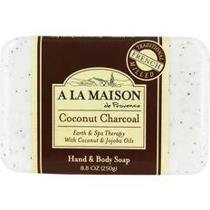 Activated Charcoal Bar Soaps A La Maison Maison de Provence Earth & Spa Therapy Soap Bar Coconut Charcoal 8.8
