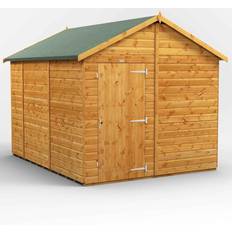 power 10x8, Single Apex Windowless Garden Shed (Building Area )