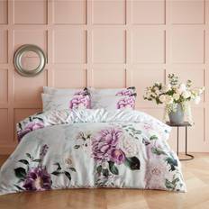 Paoletti Paoletti 200 Thread Count Duvet Cover White, Blue, Pink, Purple, Green