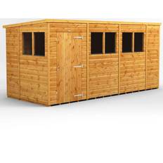 power Pent Wooden Garden 14x6 (Building Area )