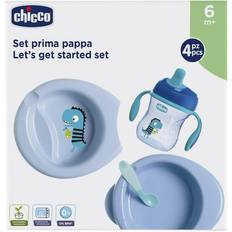 Vajilla para bebé Chicco Set Completo Comida Azul 6m