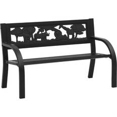 Steel Garden Benches vidaXL 317773 86cm Garden Bench