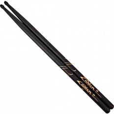 5A Wood Tip Black Drumsticks