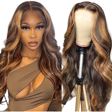 Hedy Ombre Highlight Lace Front Wigs 22" #4/27 Highlight Color