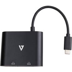 Cables V7 USB C-2HDMI Adapter M-F